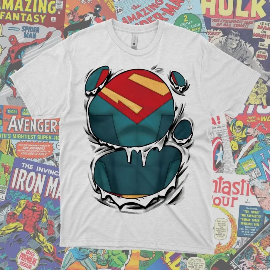 CAMISETA DE SUPERHEROES