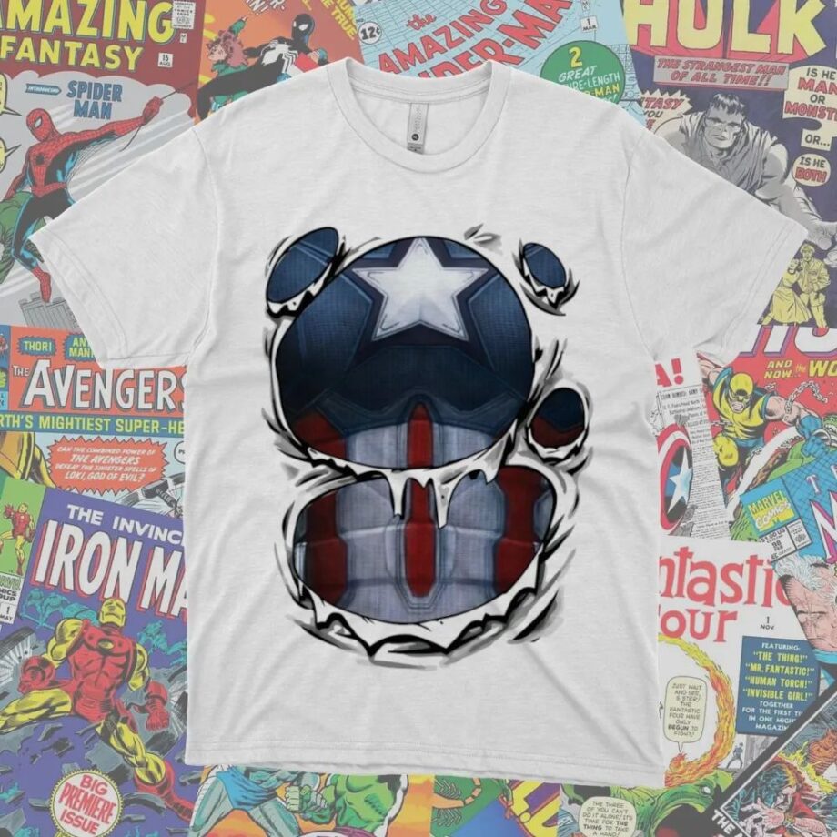 CAMISETA DE SUPERHEROES