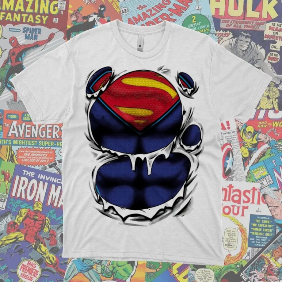 CAMISETA DE SUPERHEROES